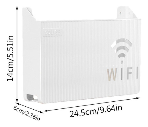 Soporte De Pared Para Enrutador Wifi Caja De Almacenamiento