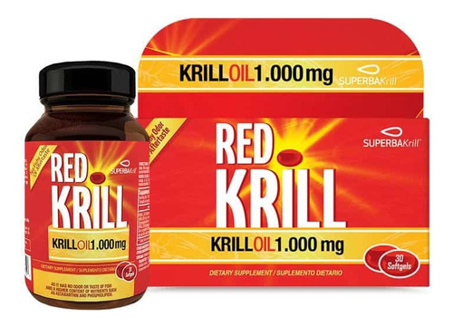 Red Krill Oil 1000 Mg 30 Softgels - L a $70900