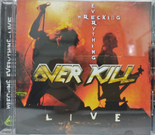 Overkill  Wrecking Everything (live) Cd Argentina 2009