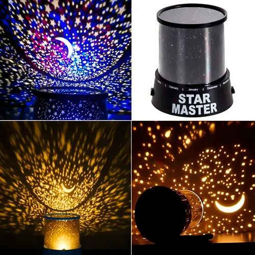 Proyector Led Estrellas Star Master Veladora De Mesa