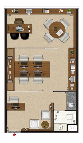Imagem 2 de 2 de Sala Comercial