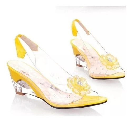 Sandalias De Gran Tamaño De Las Mujeres 40-43 Yardas Flor