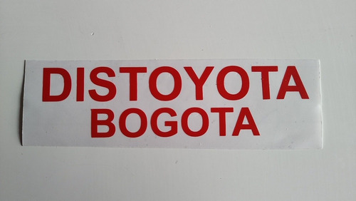 Toyota Land Cruiser 4.5 Calcomanía Distoyota Antigua