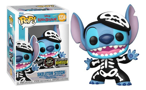 Stitch Skeleton Chase Funko Pop Lilo & Stitch 1234 Exclusivo