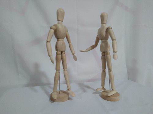 Maniquí En Madera 30.4 Cm. Articulado Para Dibujo Bosquejos