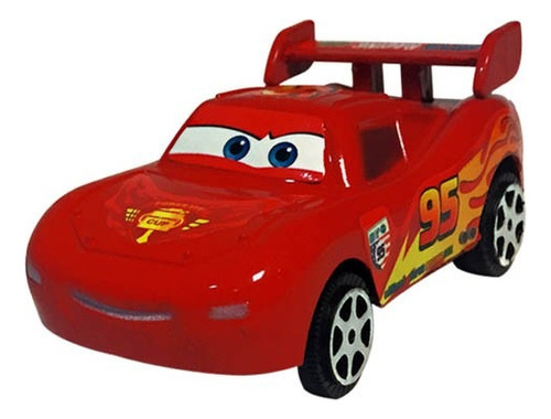 Auto Cars Rayo Queen Grande Vehiculo A Friccion 28cm Juguete Color Rojo Personaje Rayo Mcqueen