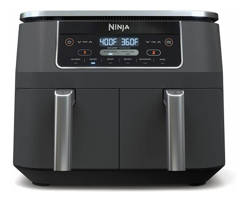 Freidora De Aire Ninja 7.6 Ltrs 2 Canastas Digital Air Fryer