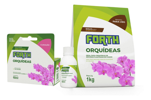 Kit Floração Orquídea Vanda Fertilizante + Substrato