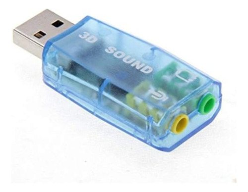 Adaptador De Sonido A Usb Para Computadora 