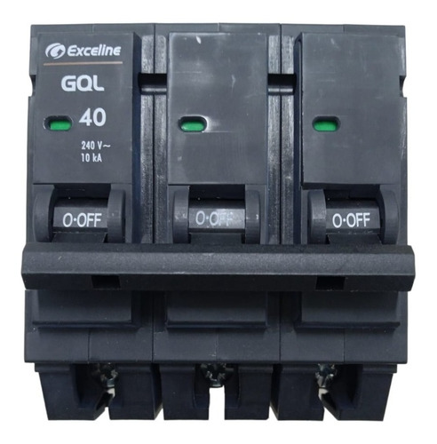 Breaker Trifásico 3x40 Empotra Gql Thql Tql Embutir Exceline