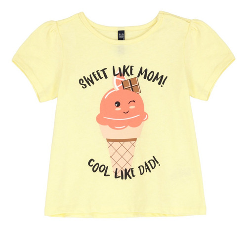 Playera Manga Corta De Bebé Niña C& A (3003523)