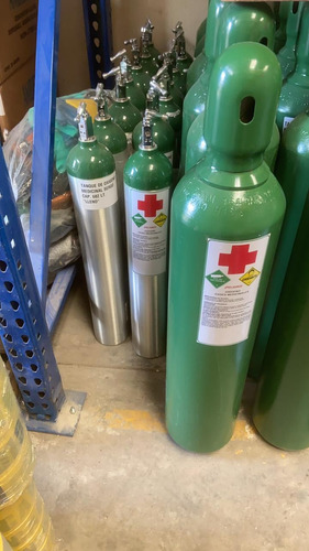 Imagen 3 de 3 de Cilindro Tanque De Oxígeno 2000 Lts. Nvo. Incluye Accesorios