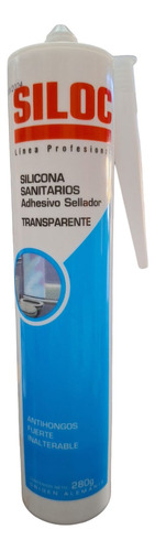 Sellador Sanitarios Antihongo Transparente Siloc 280g