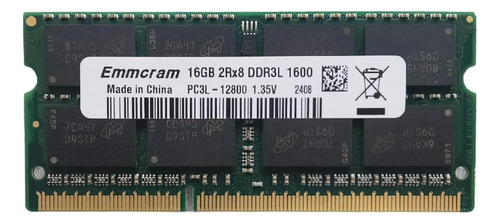 Portátil Ddr3 Ram De 16 Gb, 1600 Mhz, Sodimm, Pc3l-12800s Dd