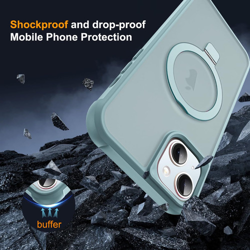 Capa De Telefone Skylmw Compatível Com iPhone 15 Com Magsafe