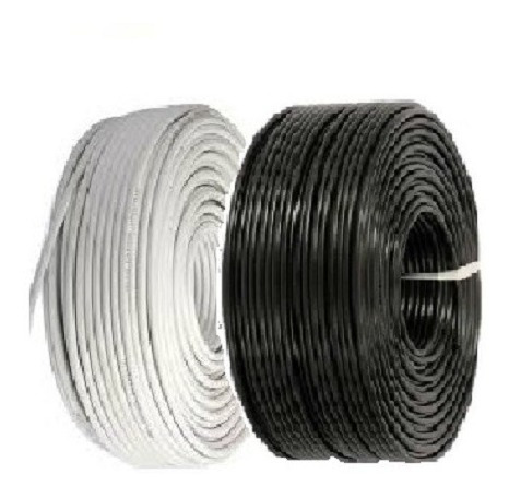 Imagen 2 de 4 de 50 Mts Cable Coaxil + Pinza D Compresion Rg6 + 10 Conectores