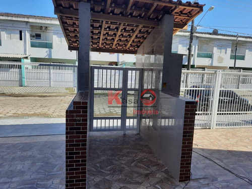 Imagem 7 de 30 de Sobrado Novo À Venda Em Condomínio Fechado Com 2 Dormitórios, Quintal E Garagem Em São Vicente/sp. Por Apenas R$ 230.000,00. Aceita Financiamento! - So0557