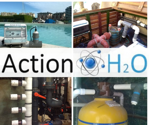 Imagen 5 de 10 de Ionizador Action H2o Piscinas 300 M3 Basta De Cloro!