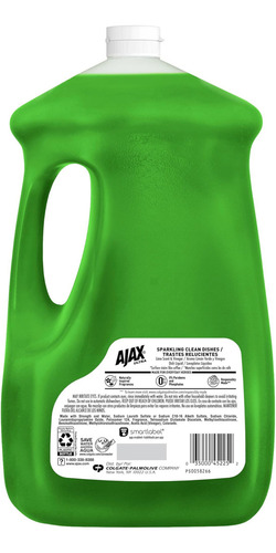 Jabón Ultralíquido Ajax, aroma a limón y vinagre, 90 ml