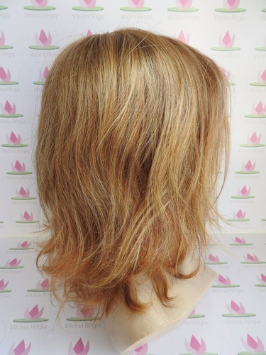 Peruca Drika Loira Especial Cabelo Natural Humano