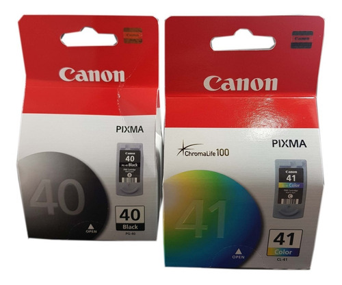 Cartucho de 2 páginas 40 Cl41 para Canon Ip1200 Ip1800 Mp160 P450