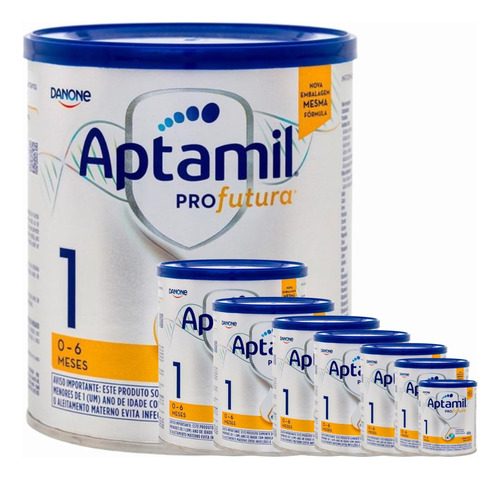 8 Latas- Fórmula Infantil Aptamil Profutura 1- Danone- 400g