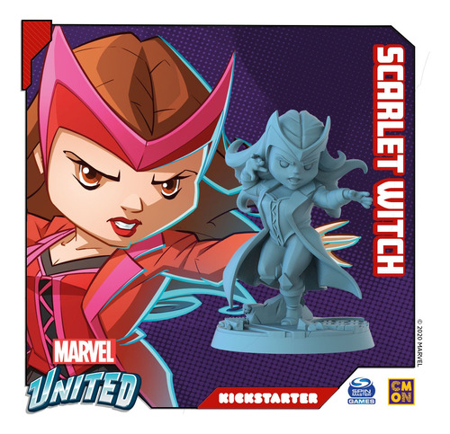 Marvel United Wanda Miniatura