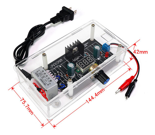 Kit Regulador De Voltaje Ajustable 110v A Dc125-12v Fácil