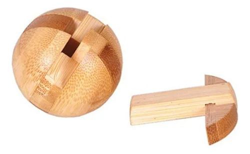 Puzle De Madera Kongming Luban Lock 3d De 9 Piezas