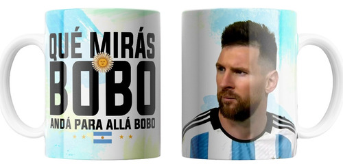 Taza Messi Que Mira Bobo