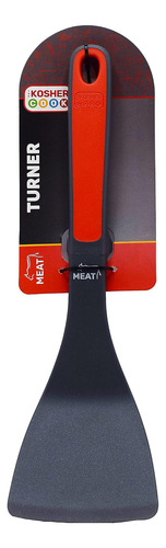 La Espátula De Giro Rojo De Carne De Cocinera Kosher, Utensi