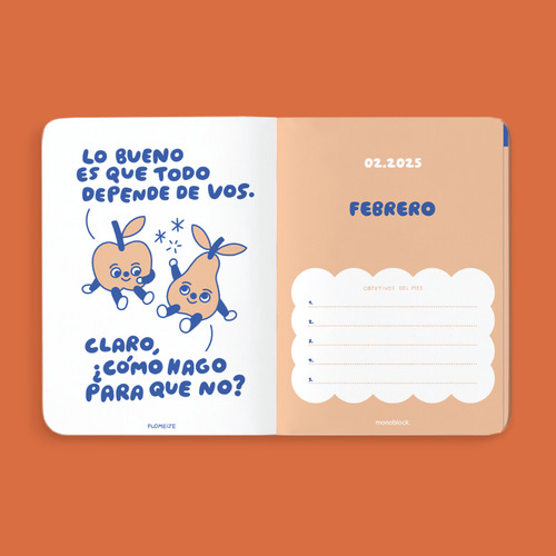 Agenda 2025 Cosida Stickers Verde - Monoblock
