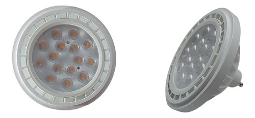 Lampara Led Ar111 15w Luz Fria Gu10 220v 38° 6500k Luz Blanco Frío