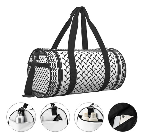 Bolsa Portátil Palestina Keffiyeh Gym Map Palestina