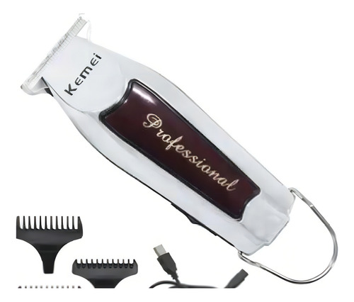 Maquininha Aparadora De Pelo Km9163 Bivolt Já