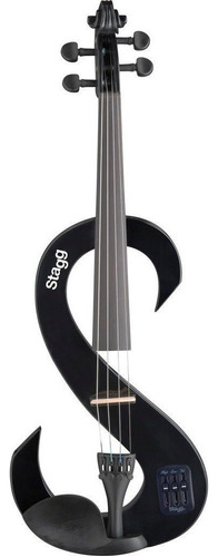 Stagg Violin Silencioso Set Con Funda Color Negro Negro