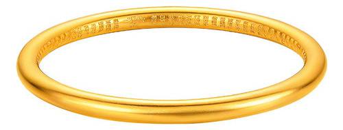 Pulsera de oro envejecido chapada en oro, 18 cm de longitud, color dorado, 18 cm de diámetro
