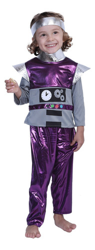 Shaoke Disfraz De Robot Unisex Para Niños Y Niñas, Cosplay