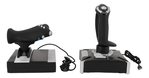 Flight Simulator Stick Controls Simulated Throttle Rudder 3