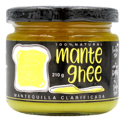 Ghee Mantequilla Clarificada Manteghee De 210 Gr