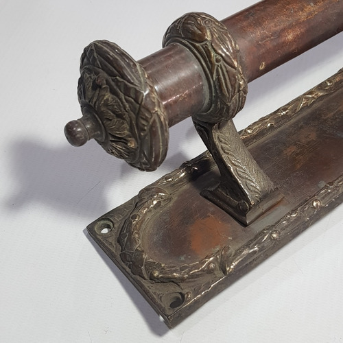 Imagen 6 de 10 de Antiguos Manijones Puerta Frente Est France Bronce Mag 60034