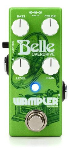 Wampler Belle Transparent Overdrive Pedal Novo Nf-e Garantia