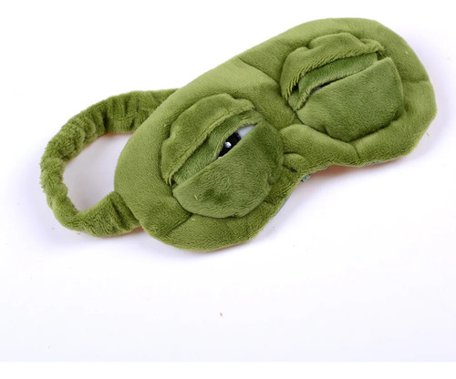 Máscara Para Dormir 3d Sad Frog, Sombra Natural Para Dormir