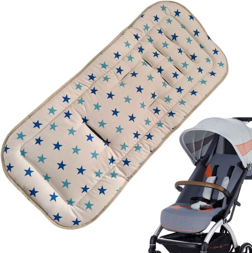 Baby Stroller Seat Cushion Liner - Cotton Seat Cushion