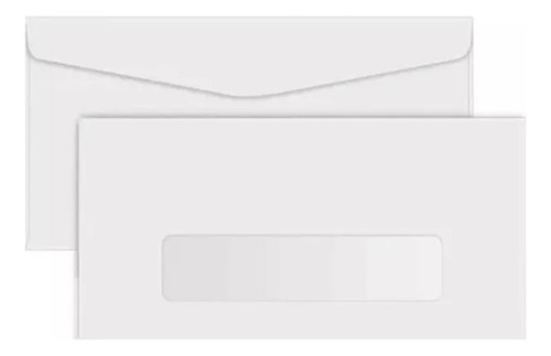 Envelopes Ofício - Com Visor 114x229 - 1000 Unid + Nf 