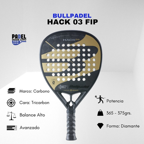 Pala Bullpadel Hack 03 Fip 23