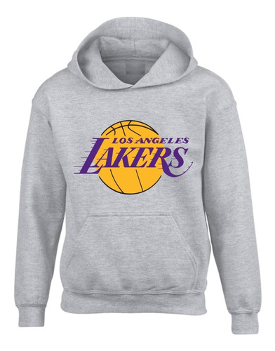 Buzo Los Angeles Lakers Con Capota Hoodies Buso Saco