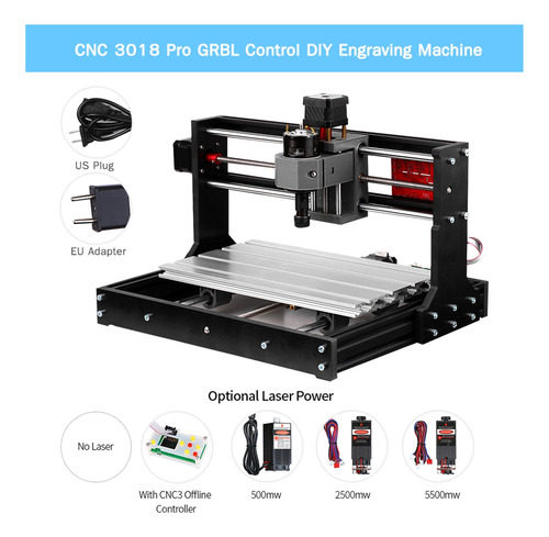 Mini Máquina Cnc 30*18 Pro Grbl Control Diy Cnc De 3 Ejes Pc