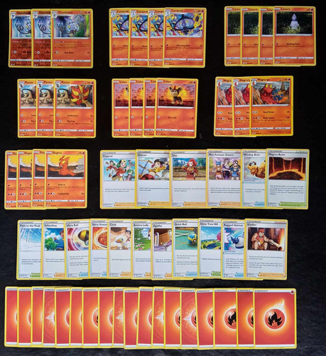 Pokemon Tcg Deck Mazo Chandelure Pyroar - Nova009