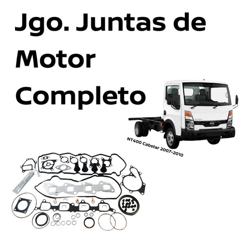 Juntas Y Empaques Motor Cabstar 2007 Diesel 2.5